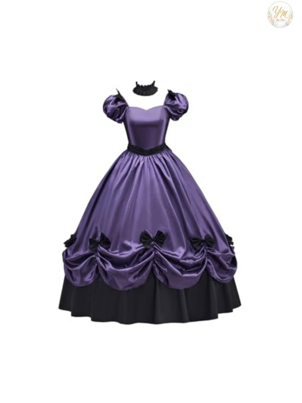 Victorian Gothic Ball Gown Dress Marie Antoinette Rococo Masquerade Prom Dress